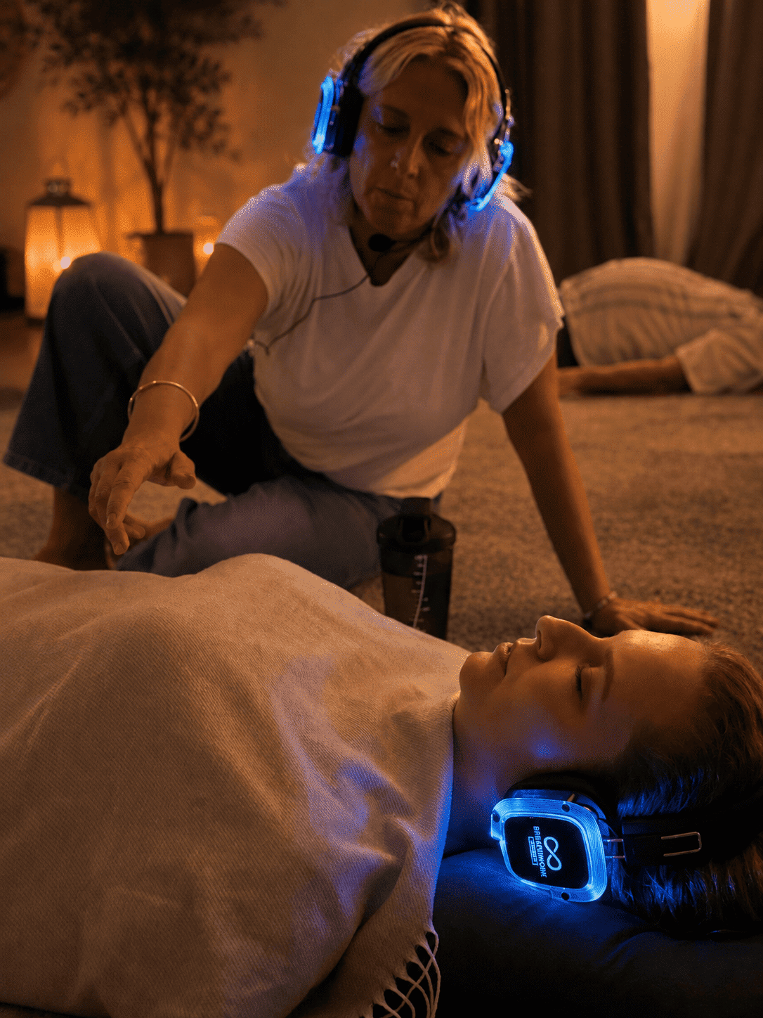 Guided breathing session in the Breathwork Infinity®