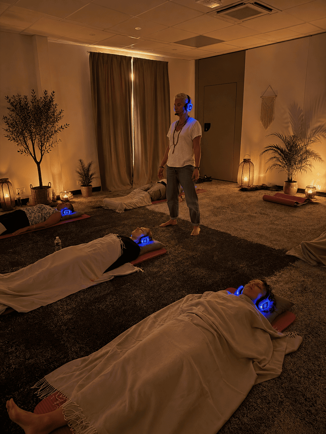 Immersive atmosphere of a Breathwork Infinity® session